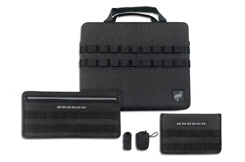 Discover Ford Bronco Accessories in PR - Cargo Organizer - Rear, Sunvisor Organizer, Owners Manual